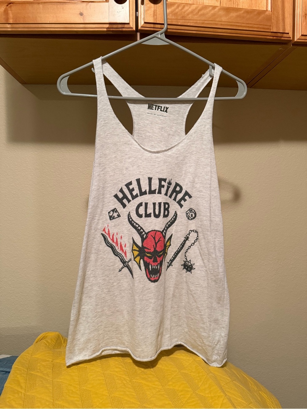 Stranger Things Hellfire Club Graphic Tank